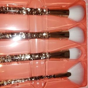 Glitter Liquid Makeup Brush Set 4pc